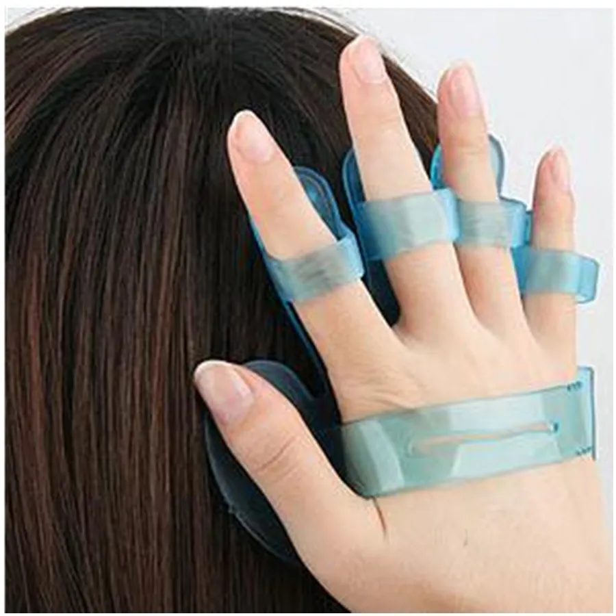 

New gel head hair bath dandruff clean cleaning massage wash brush comb for skin care shampoo tool