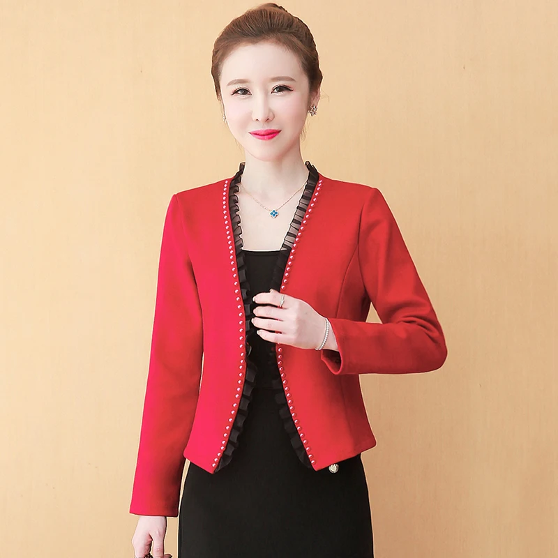 XXXXL Ladies Women Office Blazer Jacket OL Fashion Slim Trim Coat Women Suit Jacket Long Sleeve Ladies Blazer Work Business Wear