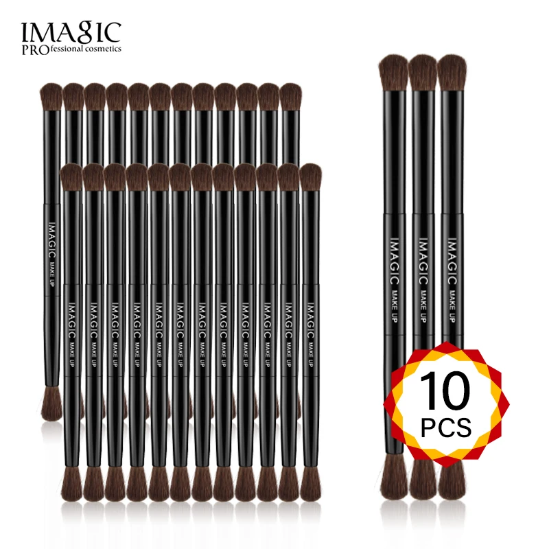 

IMAGIC Professional Cosmetic Eyeshadow Brush Double-headed Eye Makeup Tool Set