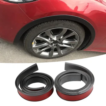 

1.5 m Universal Rubber Car Wheel Arch Protection Moldings Anti-collision Mudguard Car Wheel Protection Wheel Sticker