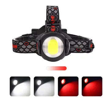 

Portable 360 Rotating Work Light Powerful LED Headlamp T6+COB USB Rechargeable Headlight 18650 Battery Head Torch Head Lamp