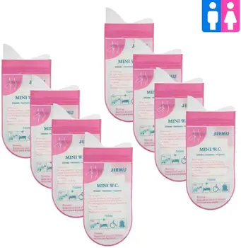 

8pcs 700ml Emergency Portable Car Urine Bag Vomit Bag Auto Mini Mobile Toilet Disposable Handy Outdoor Emergency WC