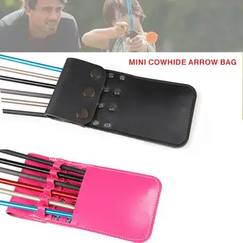 

Strong Artificial Leather 6 Arrows Arrow Accessories Shooting Arrow Box Arrow Package Outdoor Sports Bowstring Arrows Bag