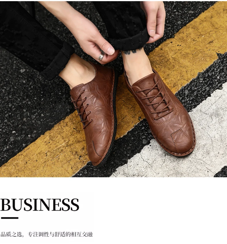Дешевые мужские повседневные кожаные туфли-Лоферы chaussure homme; офисная обувь; мужские мокасины для вождения; зимние плюшевые слипоны; модная обувь