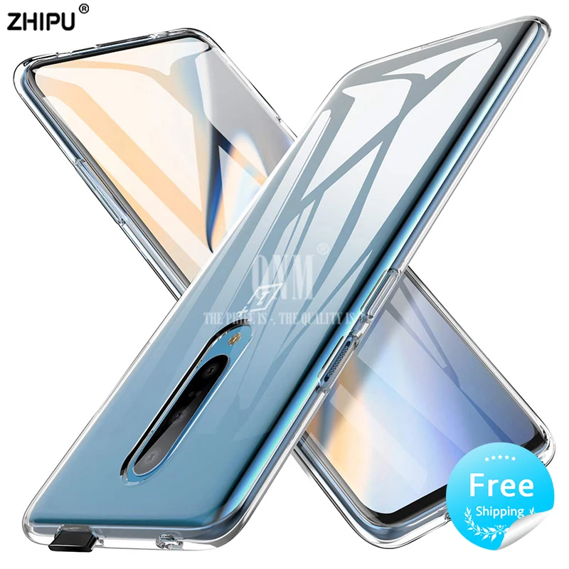 Чехол для OnePlus 7 7T Pro TPU силиконовый прозрачный мягкий чехол-бампер для OnePlus 7 Pro 7T 6T 6 5T 5 3t 3 прозрачная задняя крышка