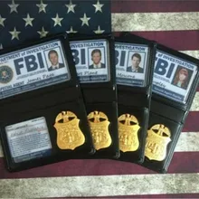 Сверхъестественные FBI Дин Сэм Винчестер металлический держатель карточек ID карты бумажник Хэллоуин косплей реквизит аксессуары рождественские подарки