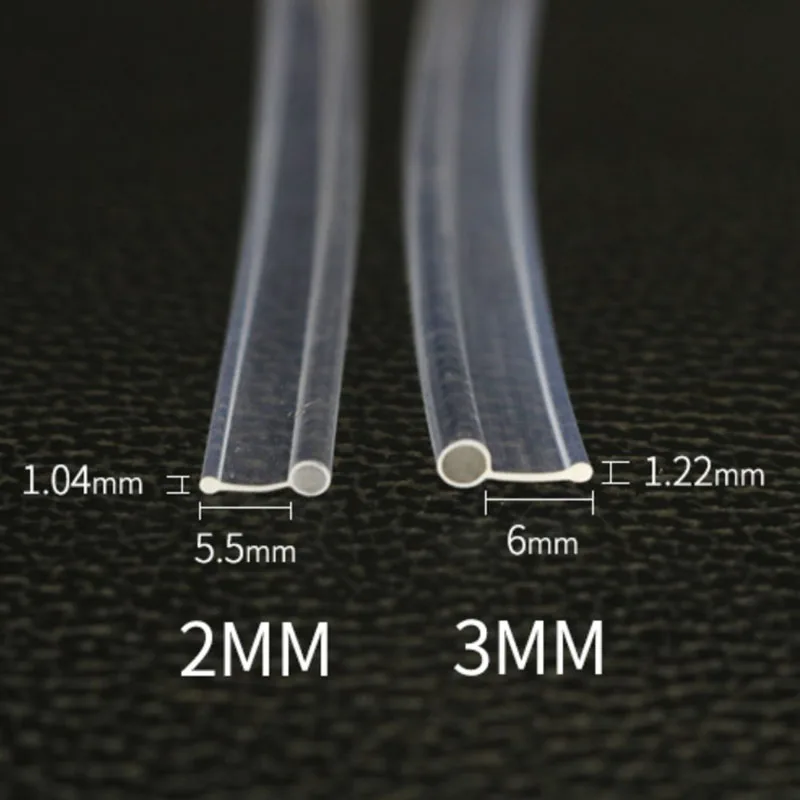 Tanio 5mX spódnica boczna poświata 2mm 3mm średnica plastikowy światłowód