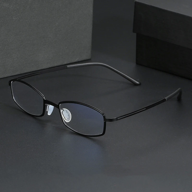

Titanium Glasses Frame Men 2020 Vintage Square Eye Glasses Man Optical Prescription Eyeglasses Frames Eyewear Clear Oculos Gafas