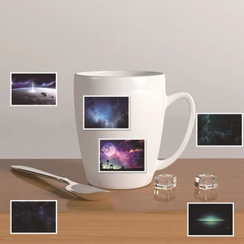 

30Pcs Starry Sky Cartoon Computer Waterproof Sticker Notebook Skin Laptop Refrigerator Suitcase Decorative Decal