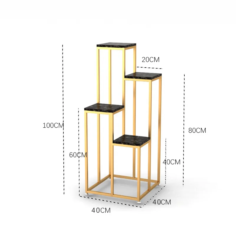Металлическая Напольная полка в скандинавском стиле, подставка для растений, металлическая железная подставка для растений, домашняя Цветочная стойка, креативная садовая подставка для гостиной