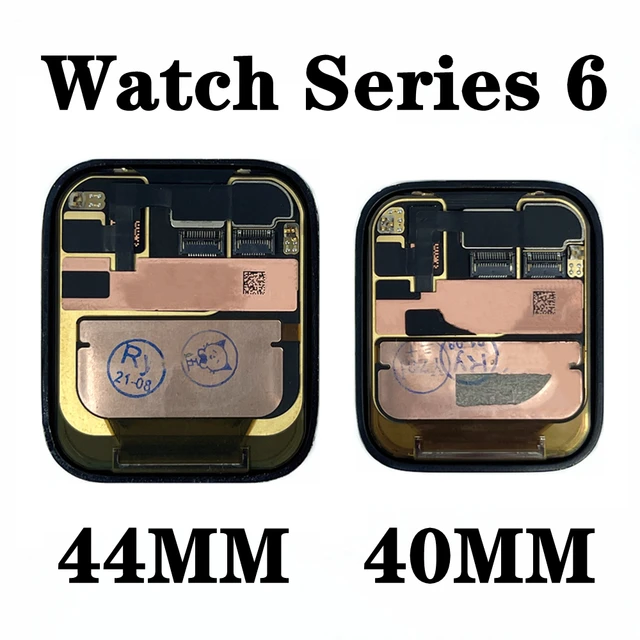 Apple watch用のオリジナルlcdタッチスクリーン,1,2,3,4,5,6シリーズ,38mm,