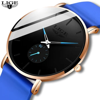 

Relogio Masculino 2020 LIGE New Fashion Simple Mens Watches Top Brand Luxury Waterproof Quartz Wrist Watch For Men Unique Clock