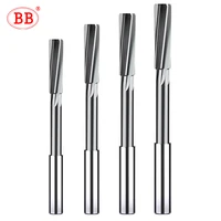 BB HSS Machining Tool Spiral Flute Reamer Cobalt Cutting H7 Shank Diameter 2mm-16mm for Metal Steel Aluminum Hole Drill 1