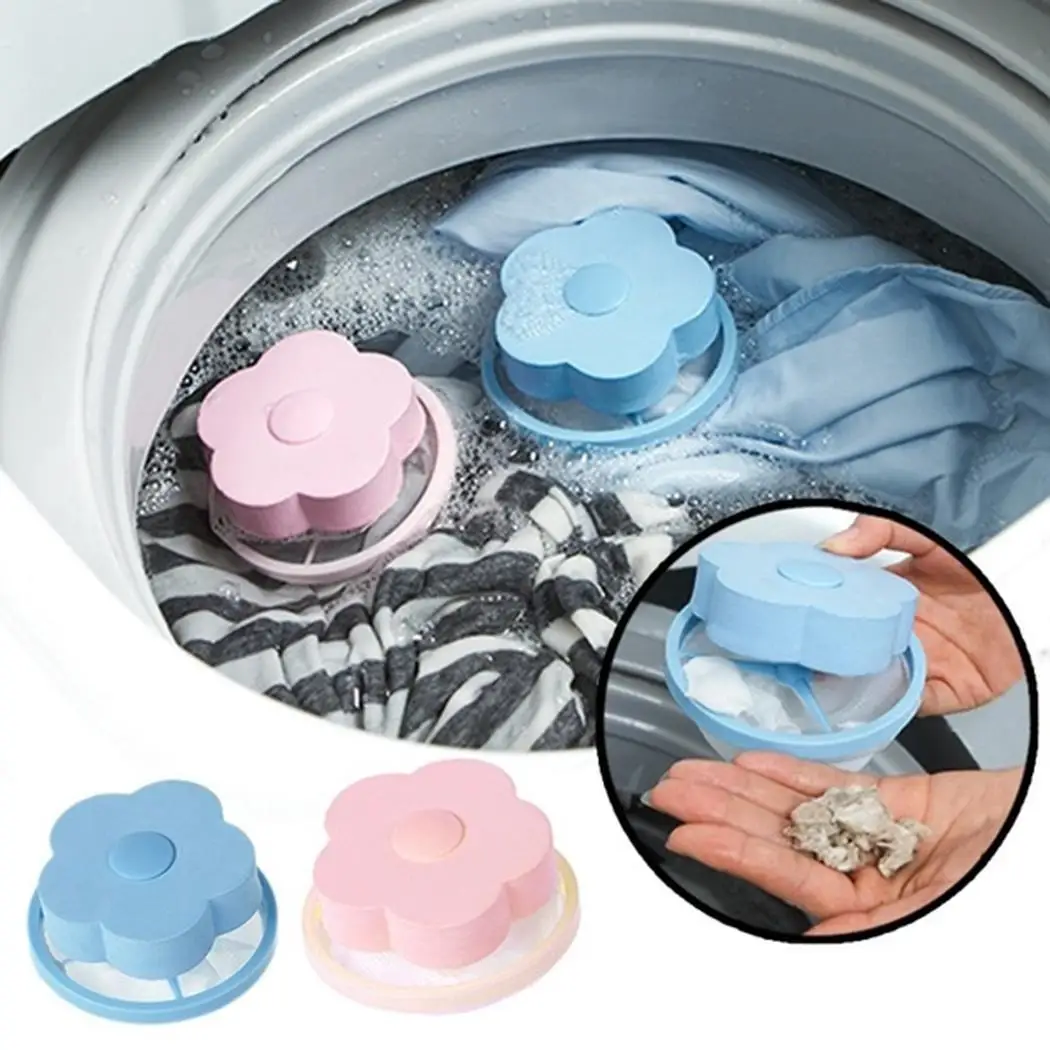 Сетчатый фильтр-мешок, плавающая стиральная машина, фильтрация, розовый/синий, домашнее устройство, очистка, 35 г, шарик для стирки