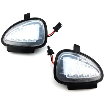 

2PCS Car Error Free LED Side Mirror Puddle Light For VW Golf 6 Passat B7 Touran 10 Auto Accessories