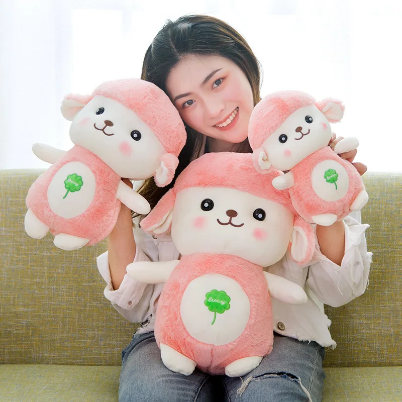 

new Cute plush toy sheep doll big small size stuffed soft Pillow Soothing doll bedroom ornaments kids christmase gift