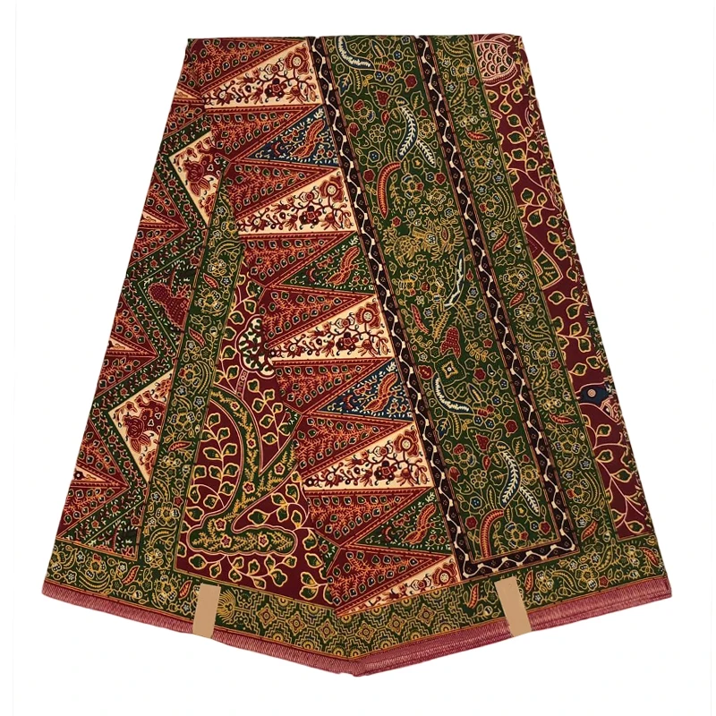 Miss L Рождество Ткань 6 ярдов/шт настоящий воск печати хлопок HL19S111622