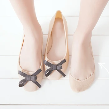 

1 Pair Soft Cotton Slippers Female Colorful High Heels Socks Fashion Women Breathable Boat Socks Summer Short Invisible Socks