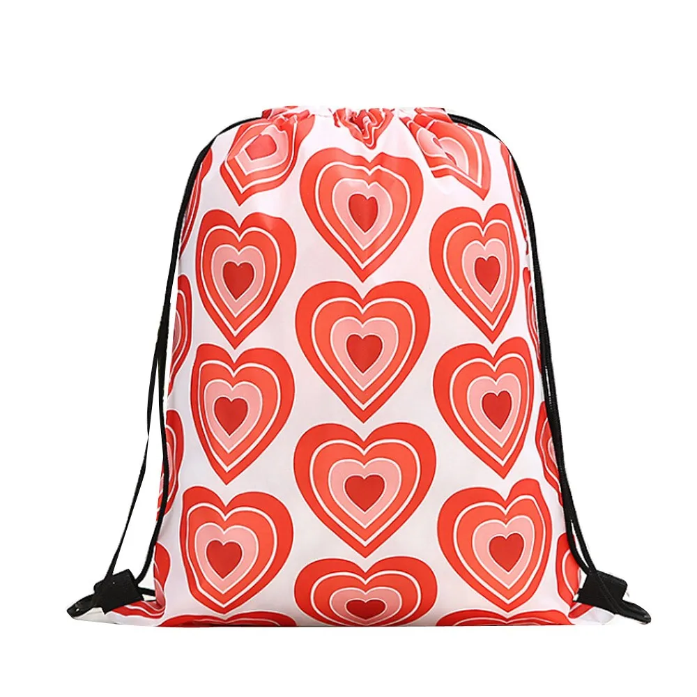 Косметическая сумка для хранения с завязкой, сумка-Органайзер, посылка для покупок на День святого Валентина, пляжные женские сумки для женщин, комплект веревок посылка - Цвет: A