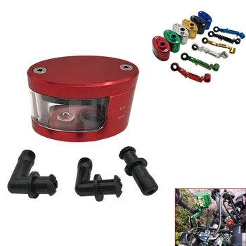 

For Kawasaki Z1000SX Z750 Z1000 Z650 Z900 Z800 Z250 Motorcycle accessories Brake Fluid oil Reservoir Cup tank +support bracket