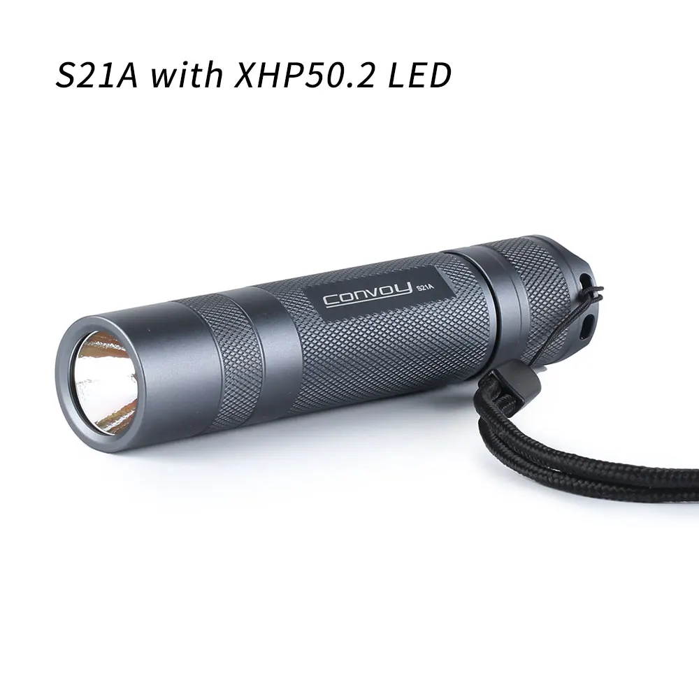 Convoy S21A с XHP50.2 медная плата DTP и внутренним ar-покрытием температурная защита