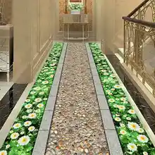 Коврики с 3D принтом, Противоскользящие коврики для спальни, напольный коврик, игровой коврик для детской комнаты, булыжные цветочные коврики и ковры для гостиной