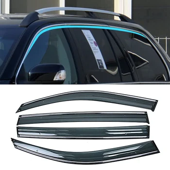 

For VOLVO XC90 /XC Classic 2009-2014 Car Window Sun Rain Shade Visors Shield Awnings Shelters Protector Cover Trim Frame Sticker