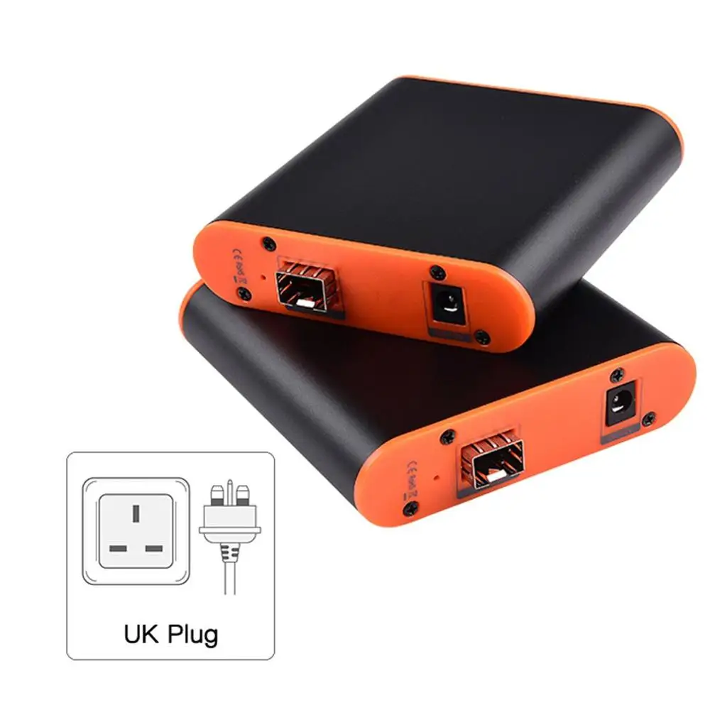 UK plug OPT882-KVM 20 км/66000ft аналоговый беспроводной аудио видео передатчик приемник Удлинитель с оптическим волокном KVM для DVD DVR - Цвет: UK plug