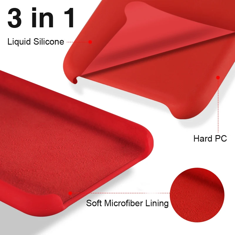 Luxury Official Original Silicone LOGO Case For iPhone 6s 7 8 Plus Liquid Case For Apple iPhone 11 X XS Max XR 11pro MAX Case