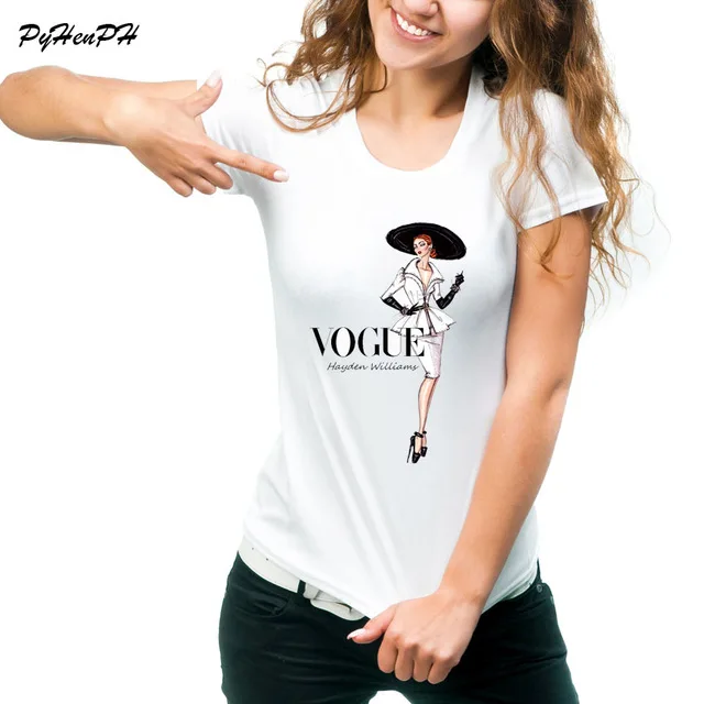 C25 Vogue, футболка с принтом «Фокус», женская дизайнерская футболка на Хэллоуин, футболка с коротким рукавом, женская летняя стильная футболка, Tumblr, одежда - Цвет: C25