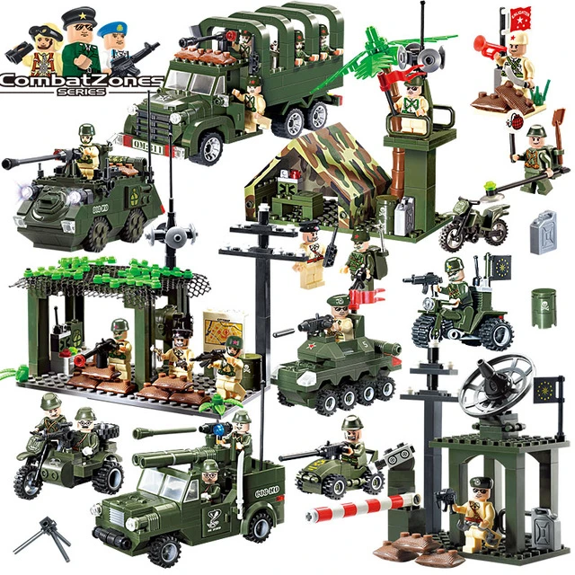 Soldaten Armee Bausteine Spielzeug Wars Hero Lkw Auto Panzer Moto Waffe  figuren Kompatibel Mit Lego militär Für Kinder|Blocks| - AliExpress