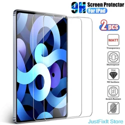 Protecteur d'écran pour tablette, 2 pièces, en verre trempé pour Ipad Pro 11 12.9 10.2 10.5 Air 4 3 2 Mini 5 4 3 1 2020 2018 2021 
