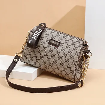 

Shoulder Bag Female Small Bag Female 2019 New Fashion Summer Simple All-match Middle-aged Female Bag Mother Bag Messenger Bag