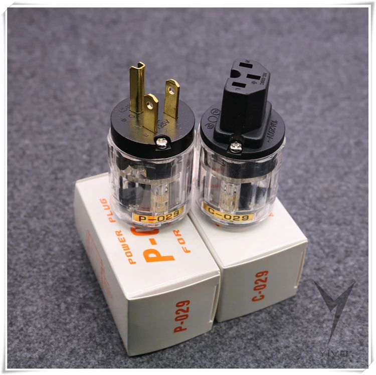 YIVO P-029 C-029 audio video power female schuko IEC male connectors US 04