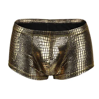 

Underwear Men Absorb Sweat Dry Breathable Loose High Elasticity Solid Color High Quality Snake Boxers Shorts Mens Breathable