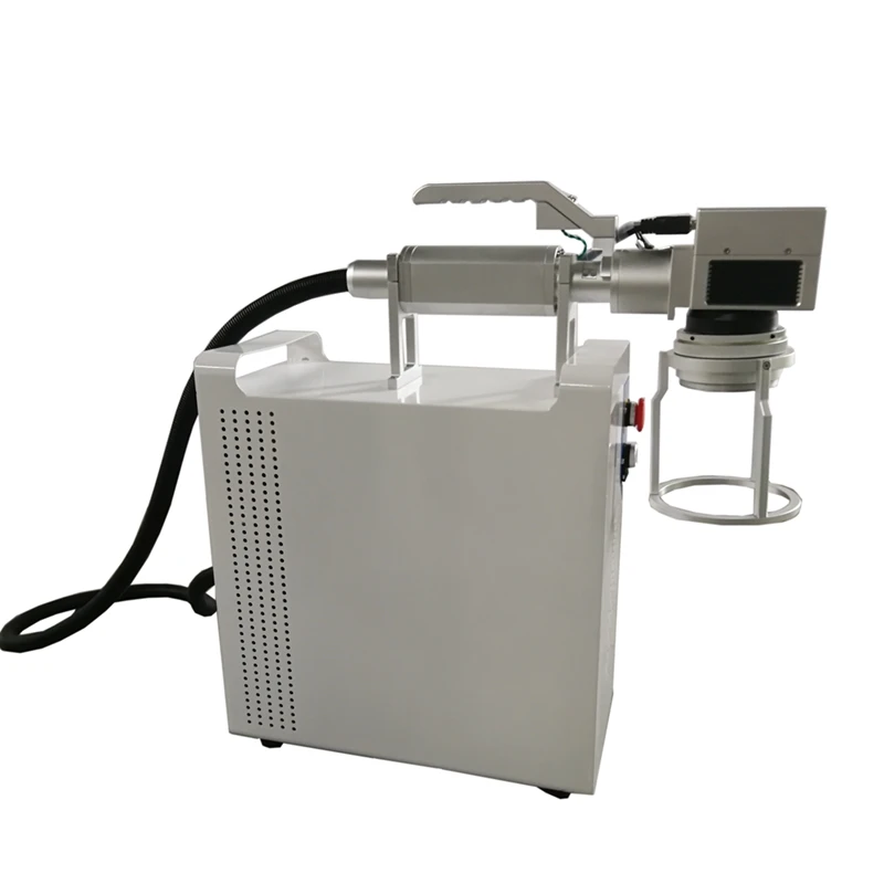 

Handheld 20W 30W Raycus mini fiber laser marking Fiber Laser Marking Machine metal marking machine for big size materials