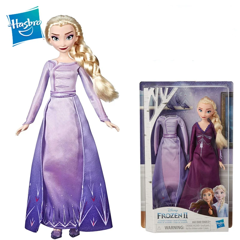 Hasbro Дисней замороженная Эльза принцесса игрушка Анна фигурка Коллекционная модель куклы Поющие Куклы набор игрушек для девочек - Цвет: E6907