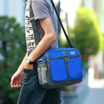 

zhi na Outdoor Shoulder Bag Men Bag Crossbody Bag Oblique New Style Sports Youth Canvas Canvas Bag