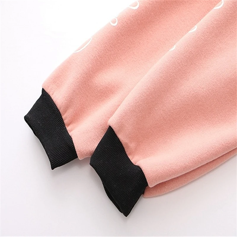 Merry Pretty Women's Pokemon Sweatshirts With Ears Blackpink Fleece Hoodies Winter Harajuku Sweatsh