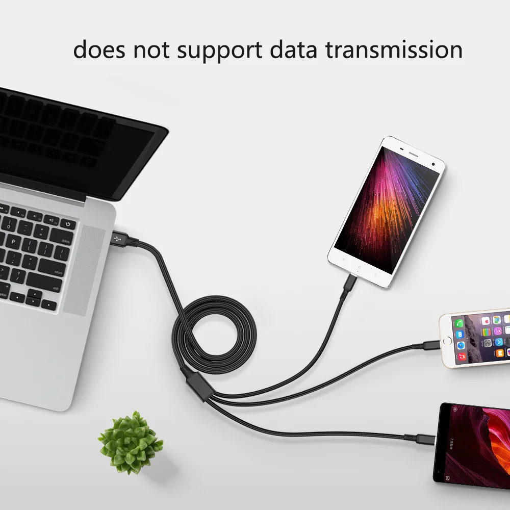 3 в 1 USB кабель 3.0A Быстрая зарядка кабель type-c usb c для iPhone XR 11X8 7 кабель освещения для Redmi Note 8 Pro samsung S9 10