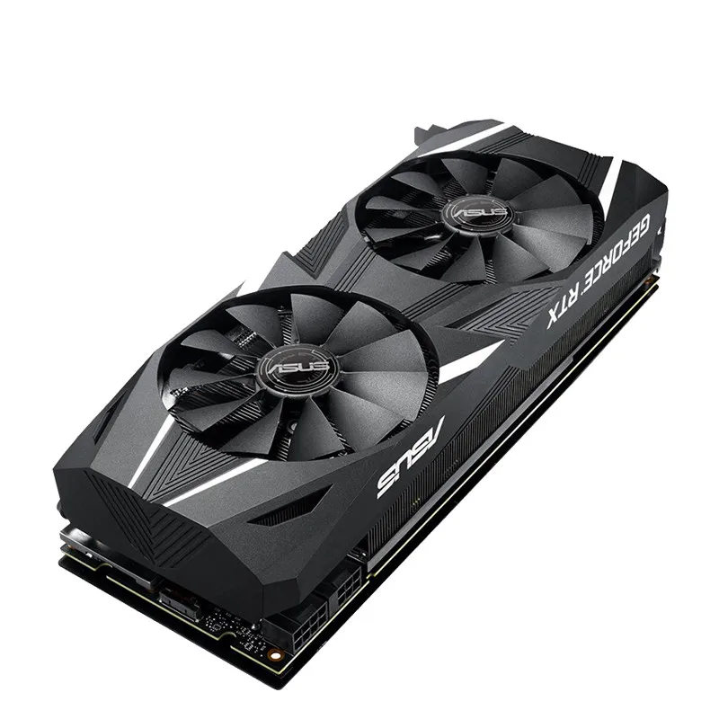 Asus ROG RTX2070 супер DUAL-RTX2070S-O8G компьютерная игровая видеокарта поддержка 4 выхода экрана