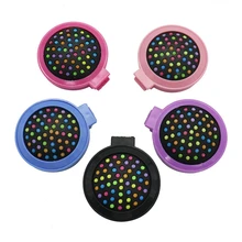 4 шт зеркальные складные дорожные щетки для волос-портативные влажные Волшебные мини-щетки для волос карманные расчески Подарки для женщин