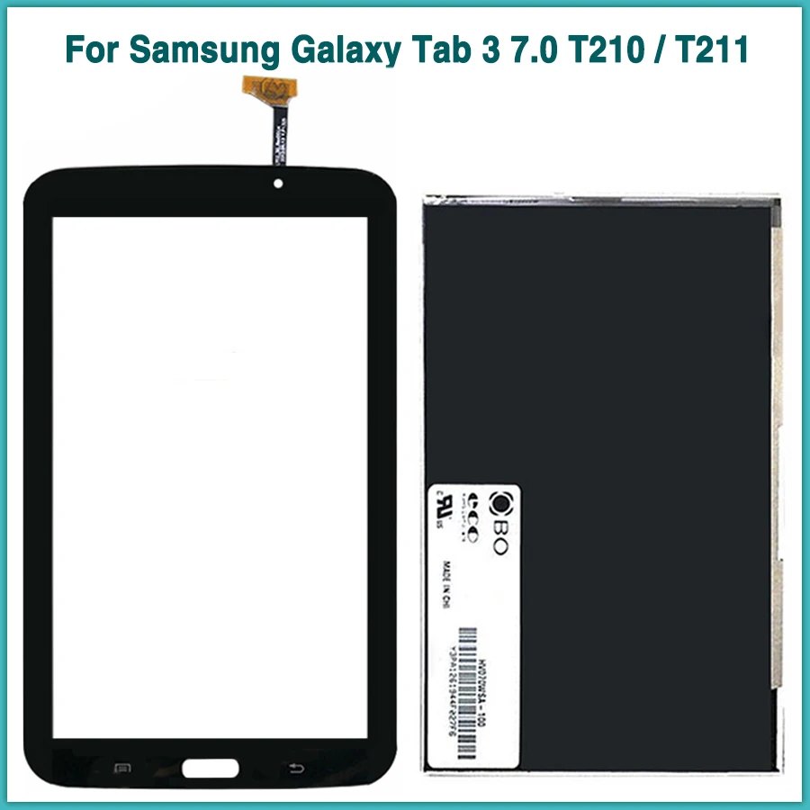 Новый T210 ЖК-сенсорная панель для Samsung Galaxy Tab 3 7,0 SM-T210 SM-T211 T211 ЖК-дисплей сенсорный экран дигитайзер Датчик Стекло Объектив