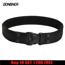 Combat 2 дюймов холст DUTY тактический спортивный ремень с Пластик пряжки открытый Военная Униформа армия вентилятор регулируемая крюк и петля пояс