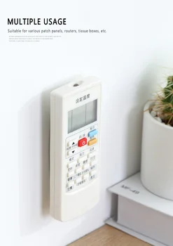 

Punchfree Plug Sticker Holder Wall Fixer Power Strip Holder Wall-Mounted Sticker Home Adhesive Socket Fixer Cable Wire Organizer