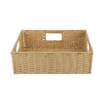 

1pc Rattan Weaving Storage Basket Sundries Storage Basket Sundries Basket
