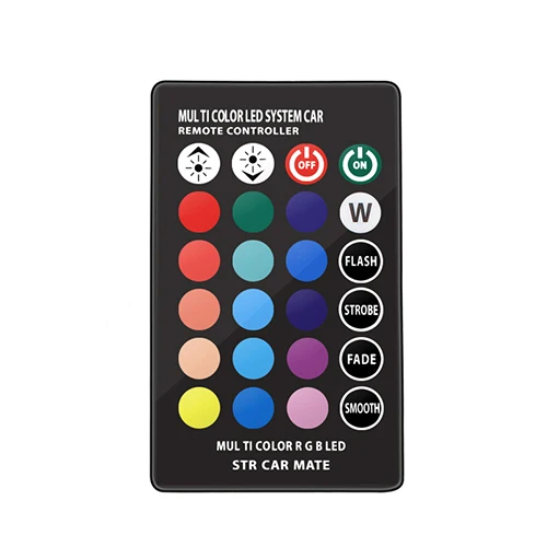 T10 светодиодный W5W сигнальный светильник Canbus RGB свет для чтения 194 168 501 стробоскоп красочный многорежимный автомобильный лампочка с пультом дистанционного управления 12 В - Испускаемый цвет: 1 control