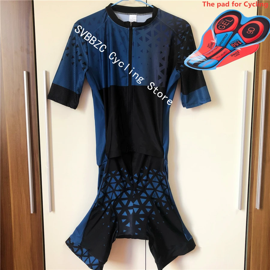 Мужской спортивный костюм для триатлона, спортивная одежда, Ropa Ciclismo Maillot, Быстросохнущий комплект одежды из Джерси для велоспорта - Цвет: 01-Pic Color