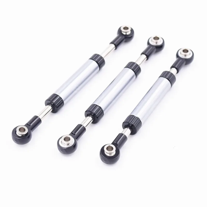 

RC Cars Aluminum Upgrade Parts Adjustable Servo Link Steering Linkage Rod For 1/10 Scale Models Crawler Axial Scx10 Trx4 d90