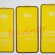 100 шт./лот 9D закаленное стекло для iPhone 11 Pro Max Xs Max Xr X iPhone 6 6s 7 8 plus защитная пленка на весь экран